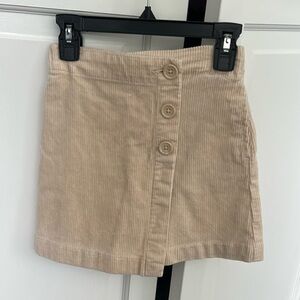 Uniqlo Cream Corduroy Skirt/pants